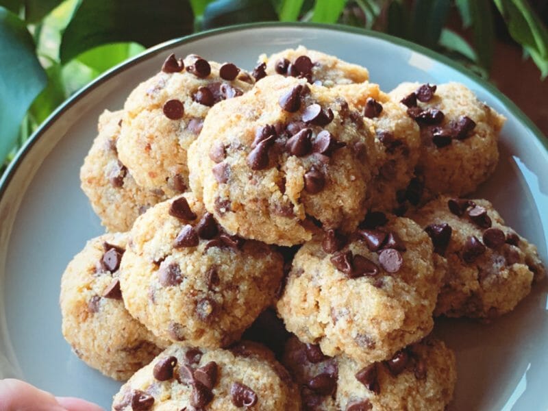 Cliquez pour zoomer ! Cookies au pain rassis et pépites de chocolat Thermomix par juliat