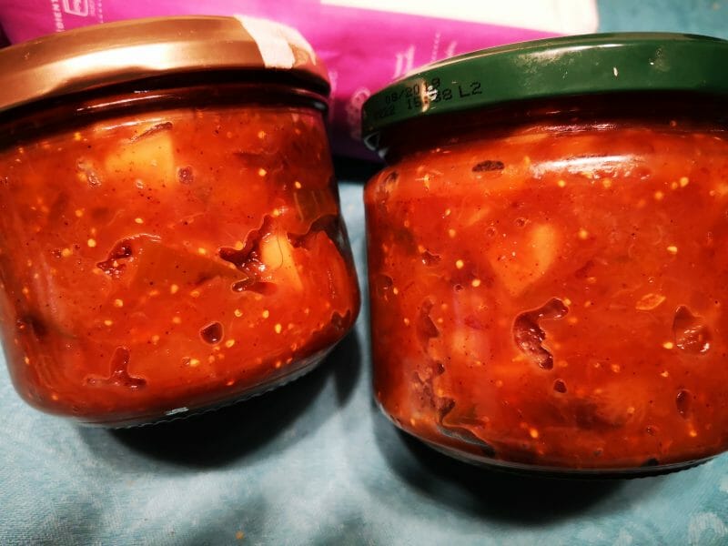 Cliquez pour zoomer ! Chutney d’oignons rouges et figues Thermomix par saramel