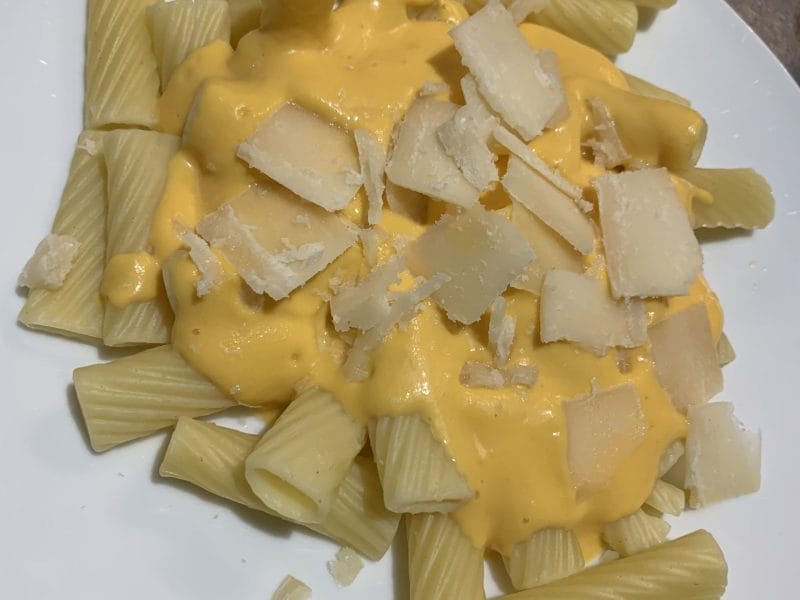 Cliquez pour zoomer ! Tortiglioni à la crème de butternut confite au four Thermomix par maud38300