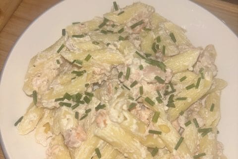 Cliquez pour zoomer ! Spaghettis au saumon fumé Thermomix par soukix