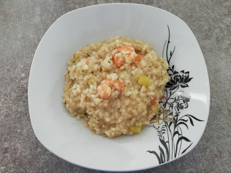 Cliquez pour zoomer ! Risotto courgettes et crevettes Thermomix par celinel64
