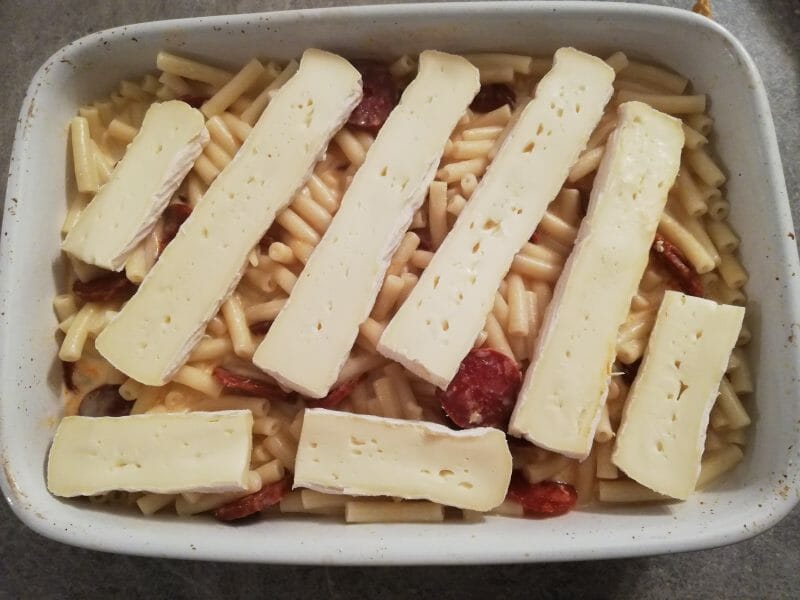 Cliquez pour zoomer ! Gratin de macaroni reblochon et chorizo Thermomix par celinel64