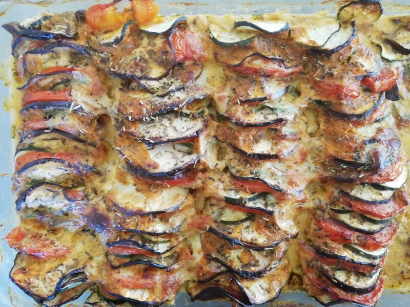 Cliquez pour zoomer ! Tian de légumes et mozarella Thermomix par celinel64