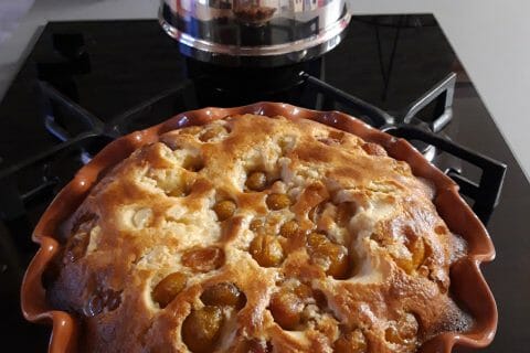Cliquez pour zoomer ! Clafoutis aux mirabelles au Thermomix