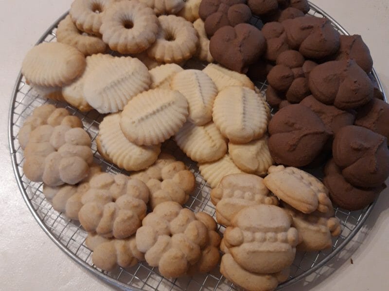 Cliquez pour zoomer ! Sablés à la presse à biscuits Thermomix par sev25230