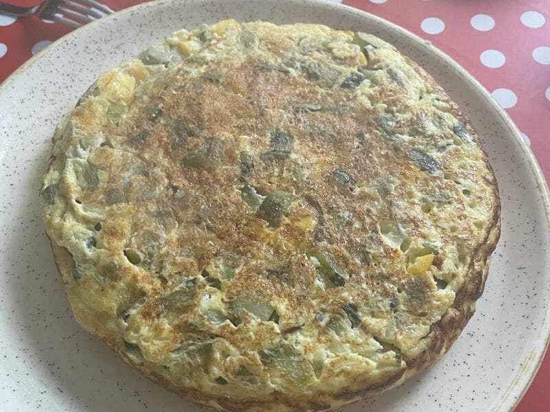 Cliquez pour zoomer ! Tortilla de courgettes Thermomix par lacatouse37