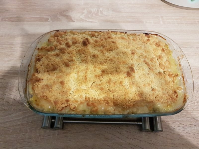 Cliquez pour zoomer ! Crumble poulet, courgettes et parmesan Thermomix par clembran