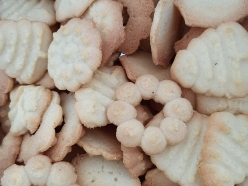 Cliquez pour zoomer ! Sablés à la presse à biscuits Thermomix par coicoi