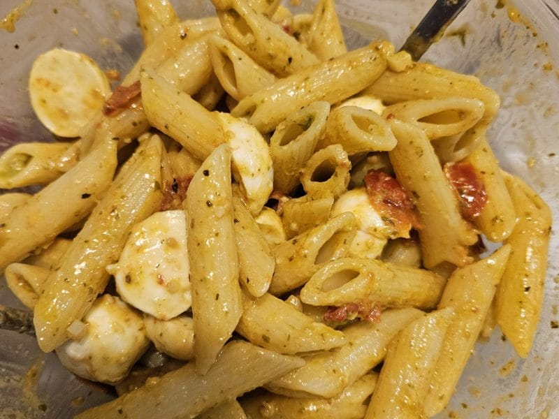 Cliquez pour zoomer ! Salade de pâtes caprese Thermomix par didimalou