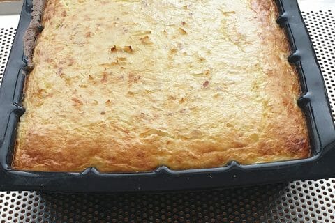 Cliquez pour zoomer ! Clafoutis de poireaux et lardons Thermomix par ylayan
