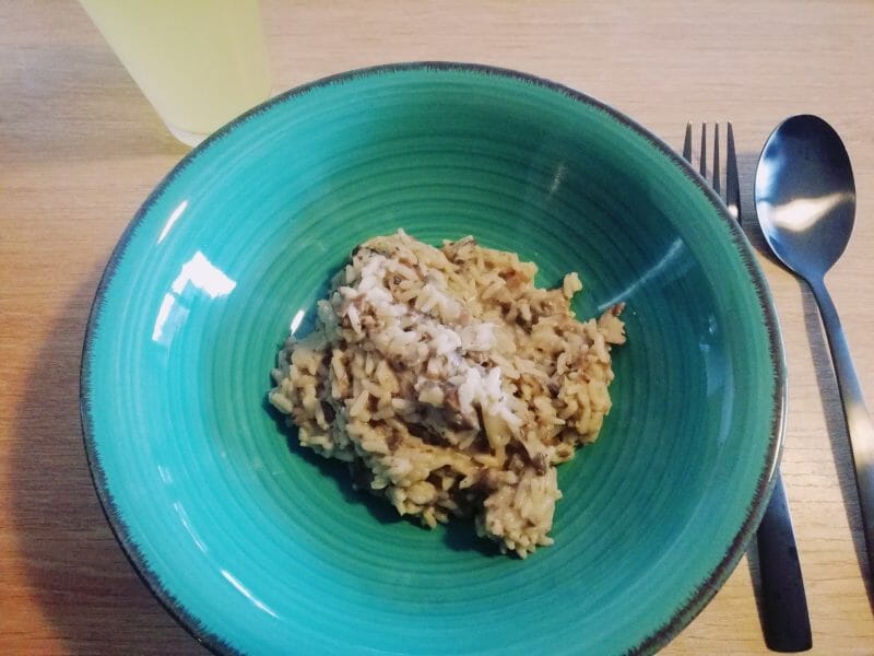 Cliquez pour zoomer ! Risotto de crozets et champignons Thermomix par jenjango