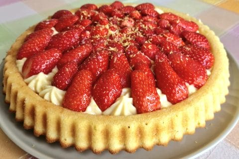 Cliquez pour zoomer ! Tarte renversée aux fruits rouges et citron vert Thermomix par claude78580
