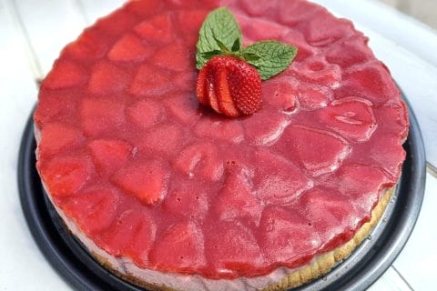 Cliquez pour zoomer ! Bavarois aux fraises Thermomix par claude78580