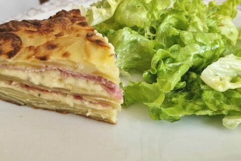 Cliquez pour zoomer ! Gâteau invisible raclette Thermomix par claude78580