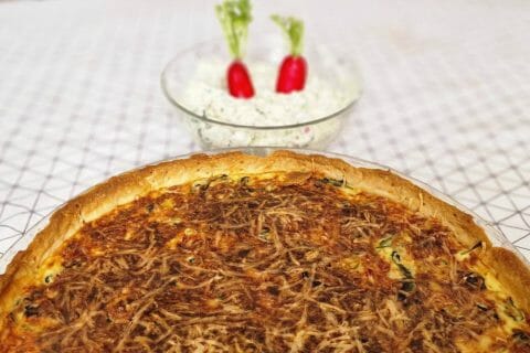 Cliquez pour zoomer ! Quiche aux fanes de radis Thermomix par claude78580