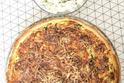 Cliquez pour zoomer ! Quiche aux fanes de radis Thermomix par claude78580