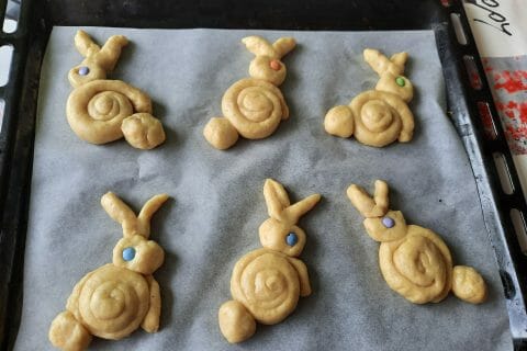 Cliquez pour zoomer ! Brioches lapin de Pâques Thermomix par nougateene