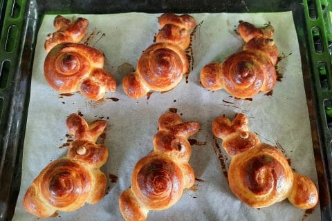 Cliquez pour zoomer ! Brioches lapin de Pâques Thermomix par nougateene