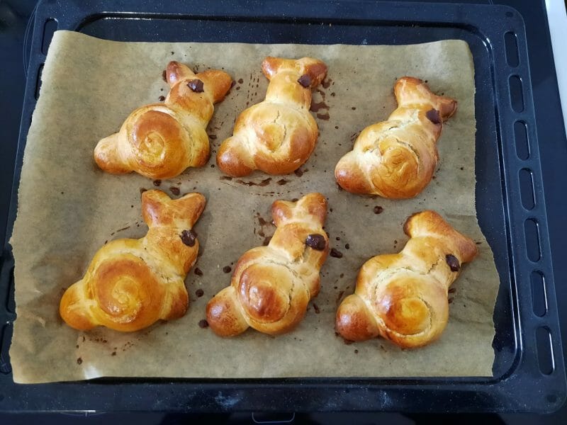 Cliquez pour zoomer ! Brioches lapin de Pâques Thermomix par nougateene