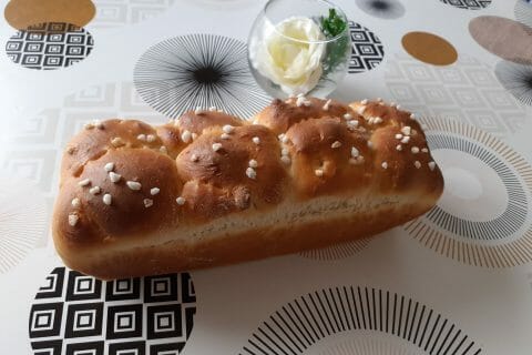 Cliquez pour zoomer ! Brioche sans beurre, sans oeufs Thermomix par anais57710
