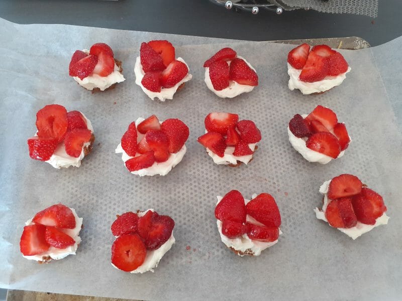 Cliquez pour zoomer ! Tarte aux fraises sans cuisson Thermomix par anais57710