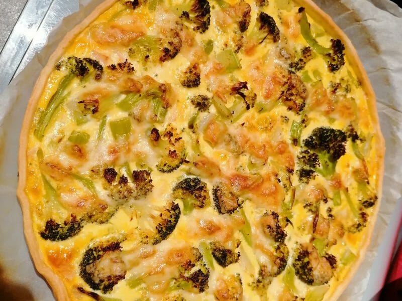 Cliquez pour zoomer ! Quiche au brocoli et jambon Thermomix par gwen27520