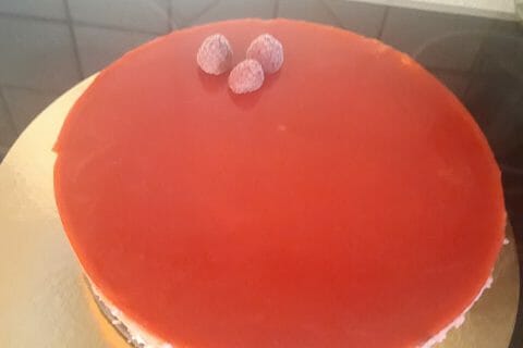 Cliquez pour zoomer ! Bavarois aux framboises Thermomix par kinorev