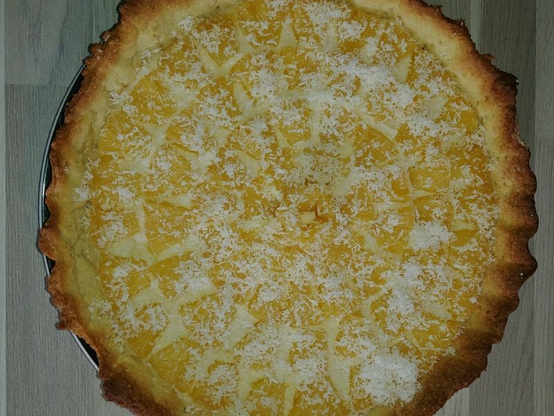 Cliquez pour zoomer ! Tarte piña colada Thermomix par cilou6440