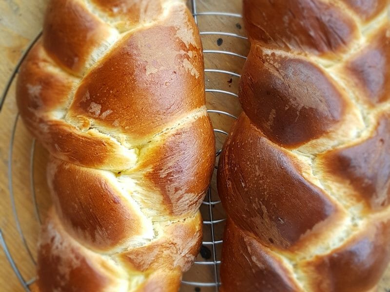 Cliquez pour zoomer ! Brioche tressée à la mie filante Thermomix par jeenyma