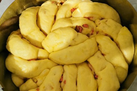 Cliquez pour zoomer ! Brioche aux pralines roses Thermomix par jeenyma