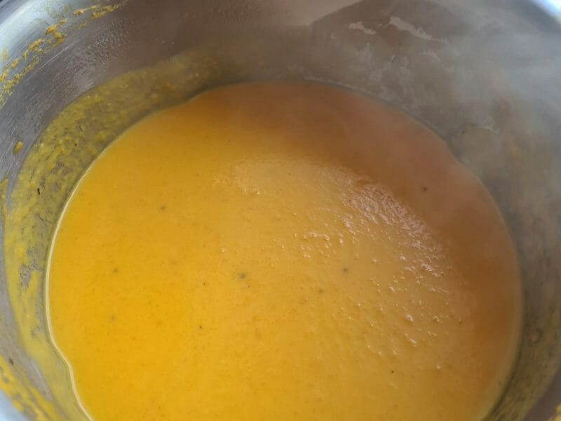 Cliquez pour zoomer ! Velouté de patates douces et carottes Thermomix par pauline4422