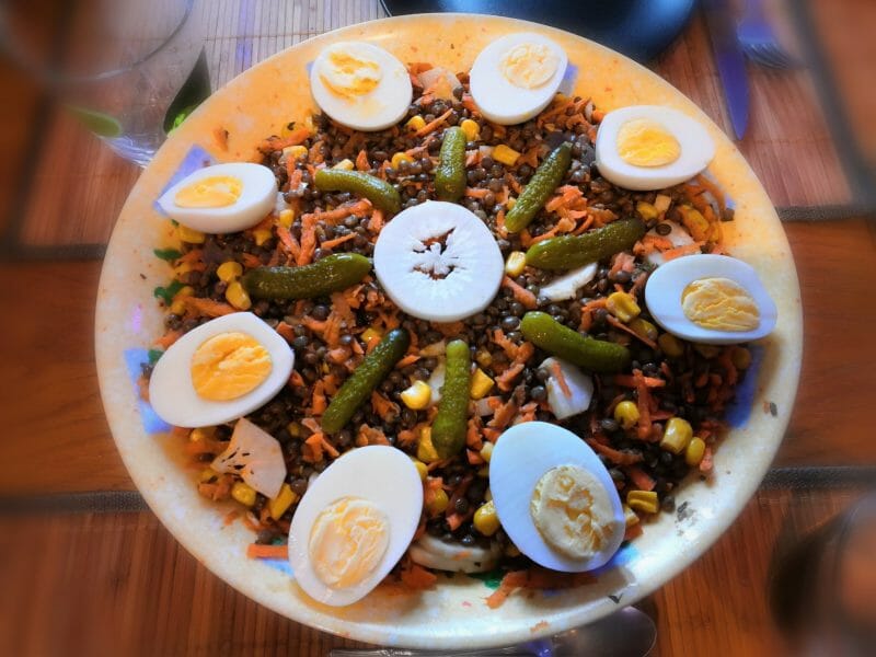 Cliquez pour zoomer ! Salade de lentilles Thermomix par @Deline