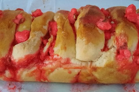 Cliquez pour zoomer ! Brioche aux pralines roses Thermomix par alebane