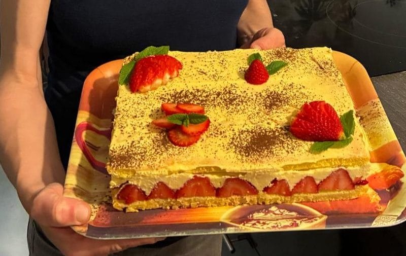 Cliquez pour zoomer ! Fraisier Thermomix par anethbl03