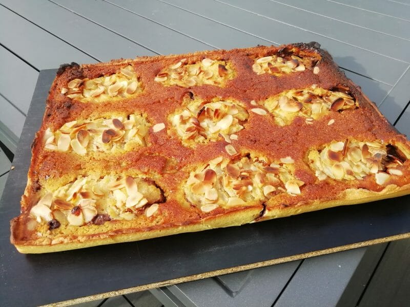 Cliquez pour zoomer ! Tarte aux poires sur lit de chocolat Thermomix par anethbl03