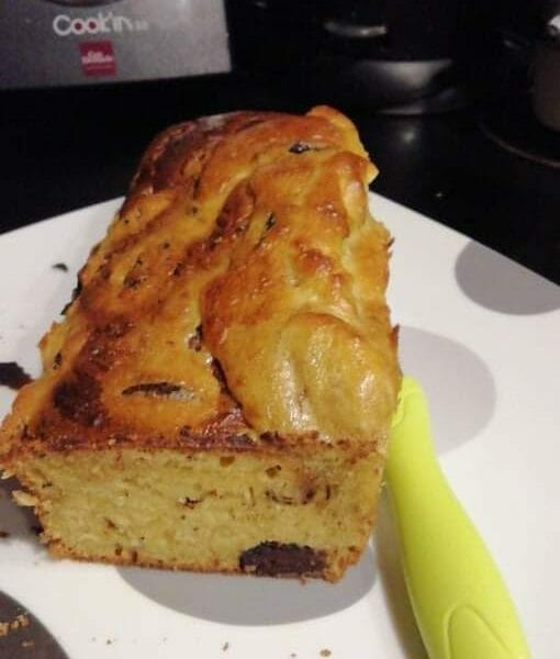 Cliquez pour zoomer ! Plum cake aux pépites de chocolat Thermomix par anethbl03