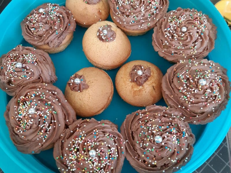 Cliquez pour zoomer ! Cupcakes au nutella Thermomix par Gerval07