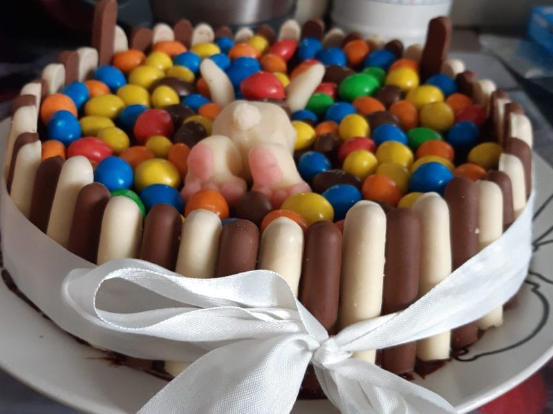 Cliquez pour zoomer ! Gâteau lapin de Pâques Thermomix par Gerval07