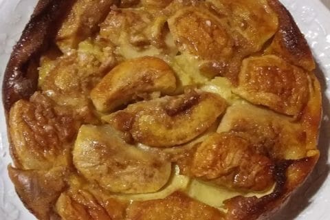 Flognarde aux pommes (clafoutis aux pommes) au Thermomix - Cookomix