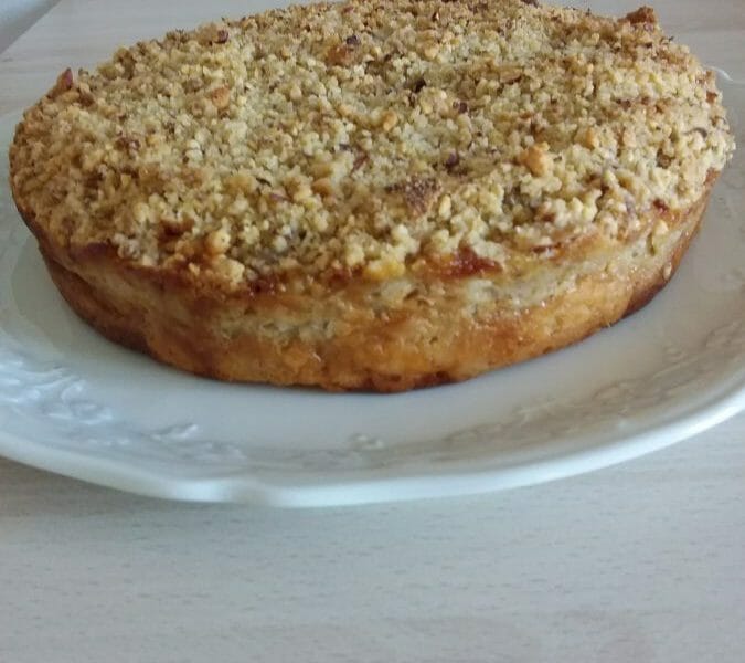 Cliquez pour zoomer ! Tarte aux pommes façon crumble Thermomix par rachel2010