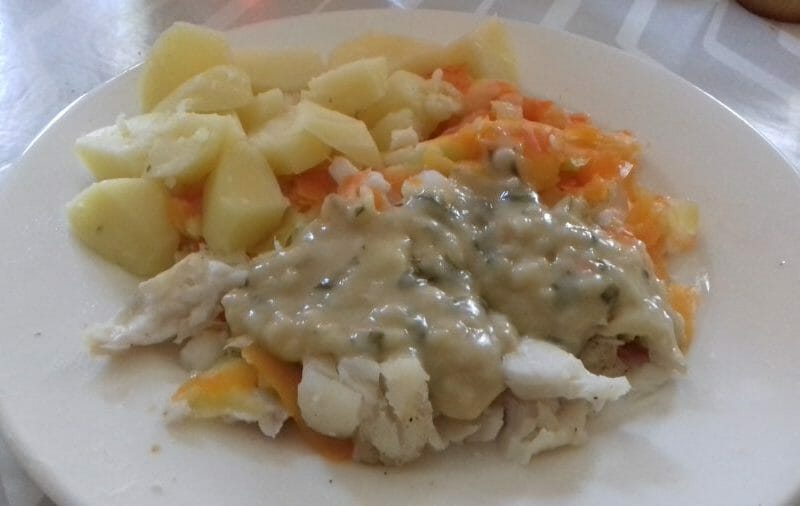 Cliquez pour zoomer ! Filet de cabillaud et sa sauce persillée Thermomix par rachel2010