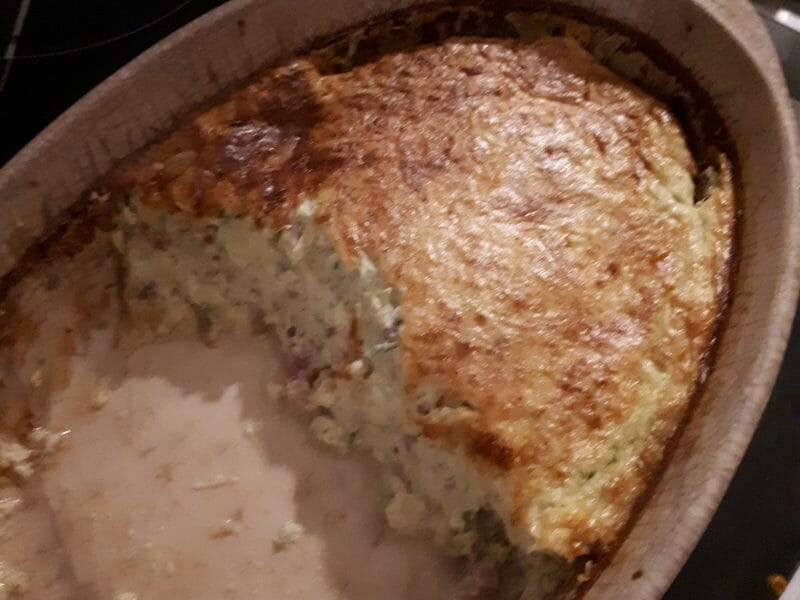 Cliquez pour zoomer ! Clafoutis de poireaux et lardons Thermomix par riri2289
