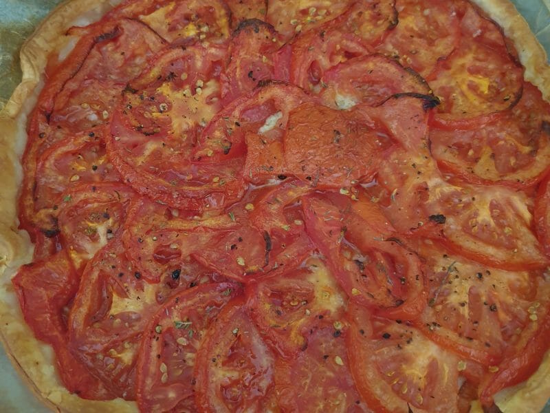 Cliquez pour zoomer ! Tarte tomates et amandes Thermomix par fabo59