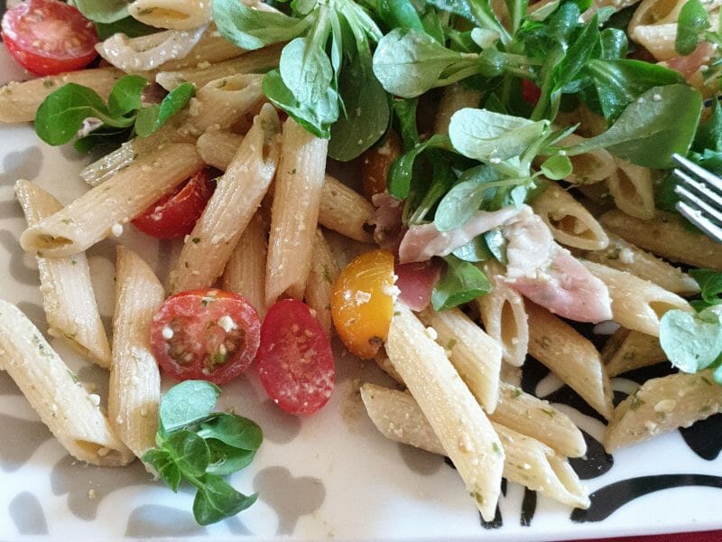 Cliquez pour zoomer ! Salade de penne à l’italienne Thermomix par fabo59