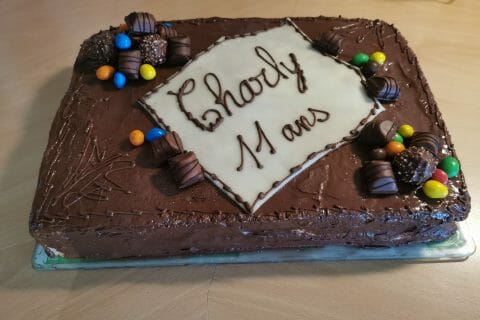 Cliquez pour zoomer ! Bûche Ferrero Rocher Thermomix par colombe79