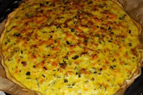 Cliquez pour zoomer ! Tarte courgettes et carottes au Thermomix