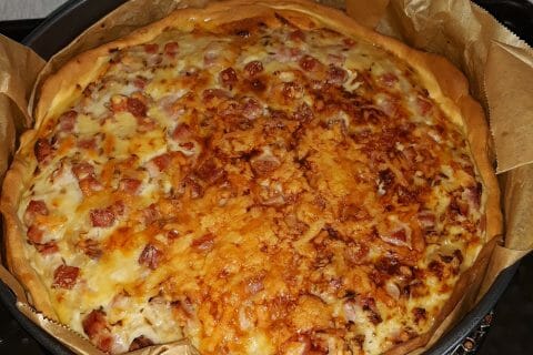 Cliquez pour zoomer ! Zwiebelkuchen – gâteau aux oignons au Thermomix