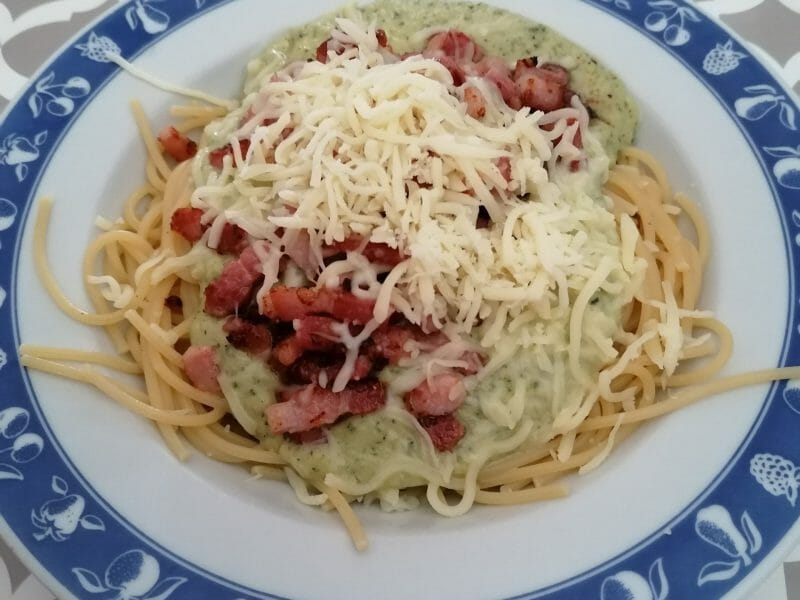 Cliquez pour zoomer ! Farfalle à la crème de courgettes Thermomix par pimpimelea