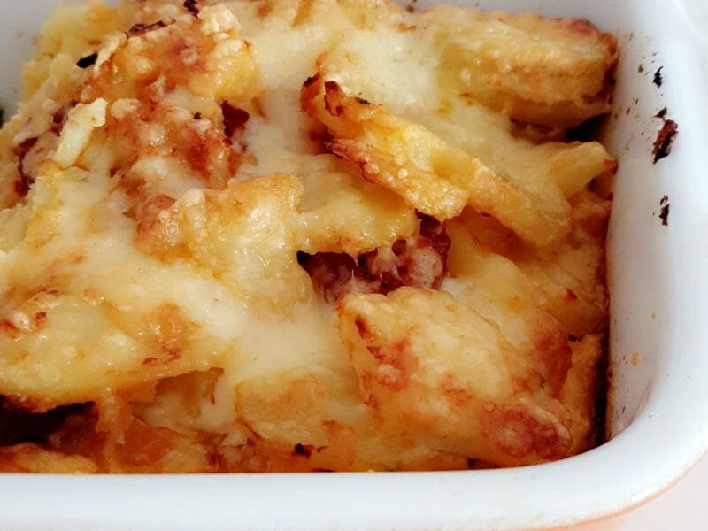 Cliquez pour zoomer ! Gratin de pommes de terre au chorizo Thermomix par Elodie