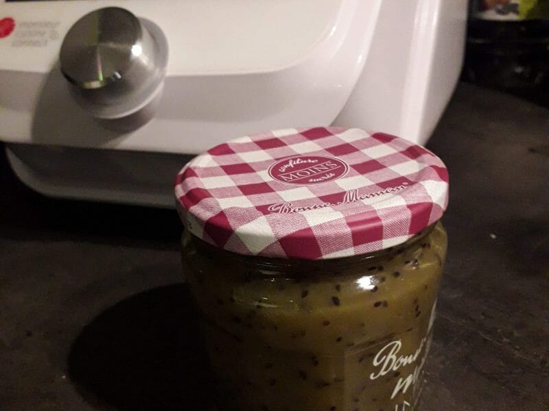 Cliquez pour zoomer ! Confiture de kiwis aux pommes Thermomix par sifi59